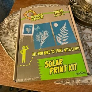 NIB, Solar Print Kit kids toy